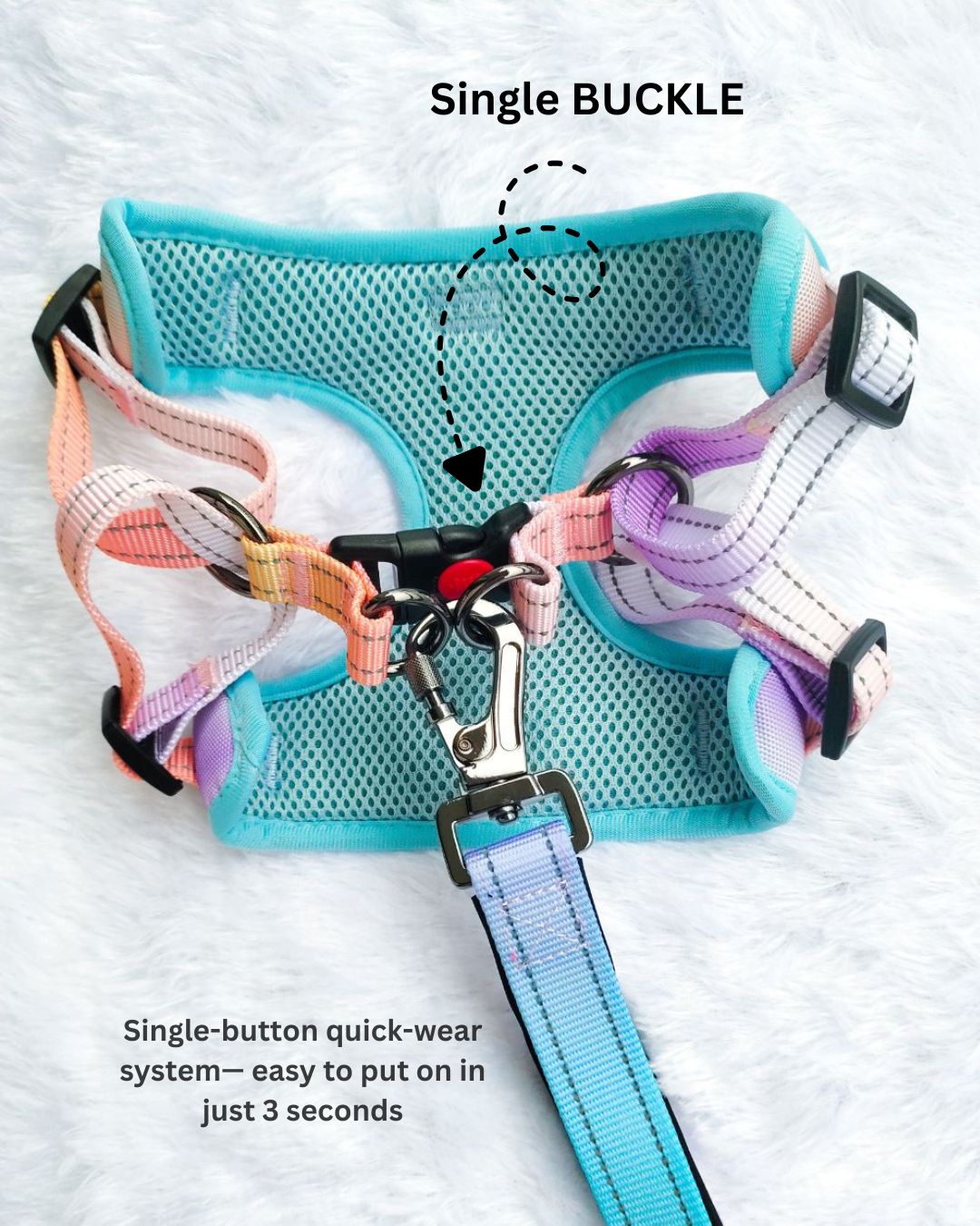 Tori Boink® Step-In Harness – Sunset Gradient