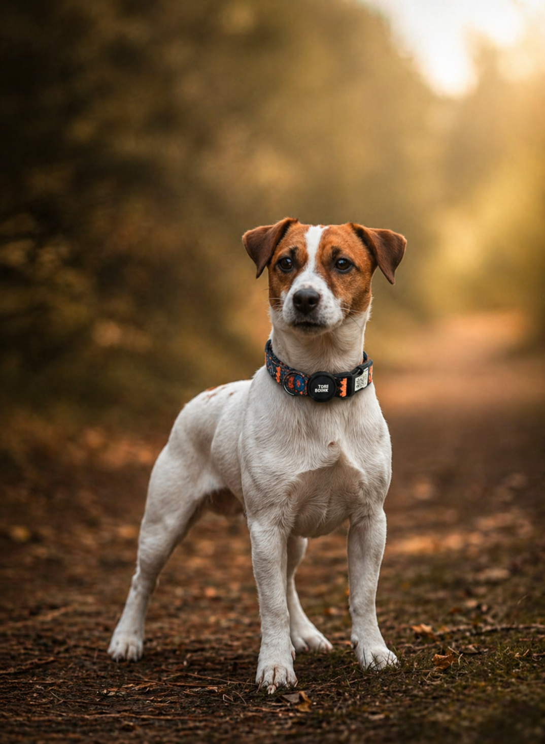 Tori Boink® Smart QR Collar – Classic Blue Plaid