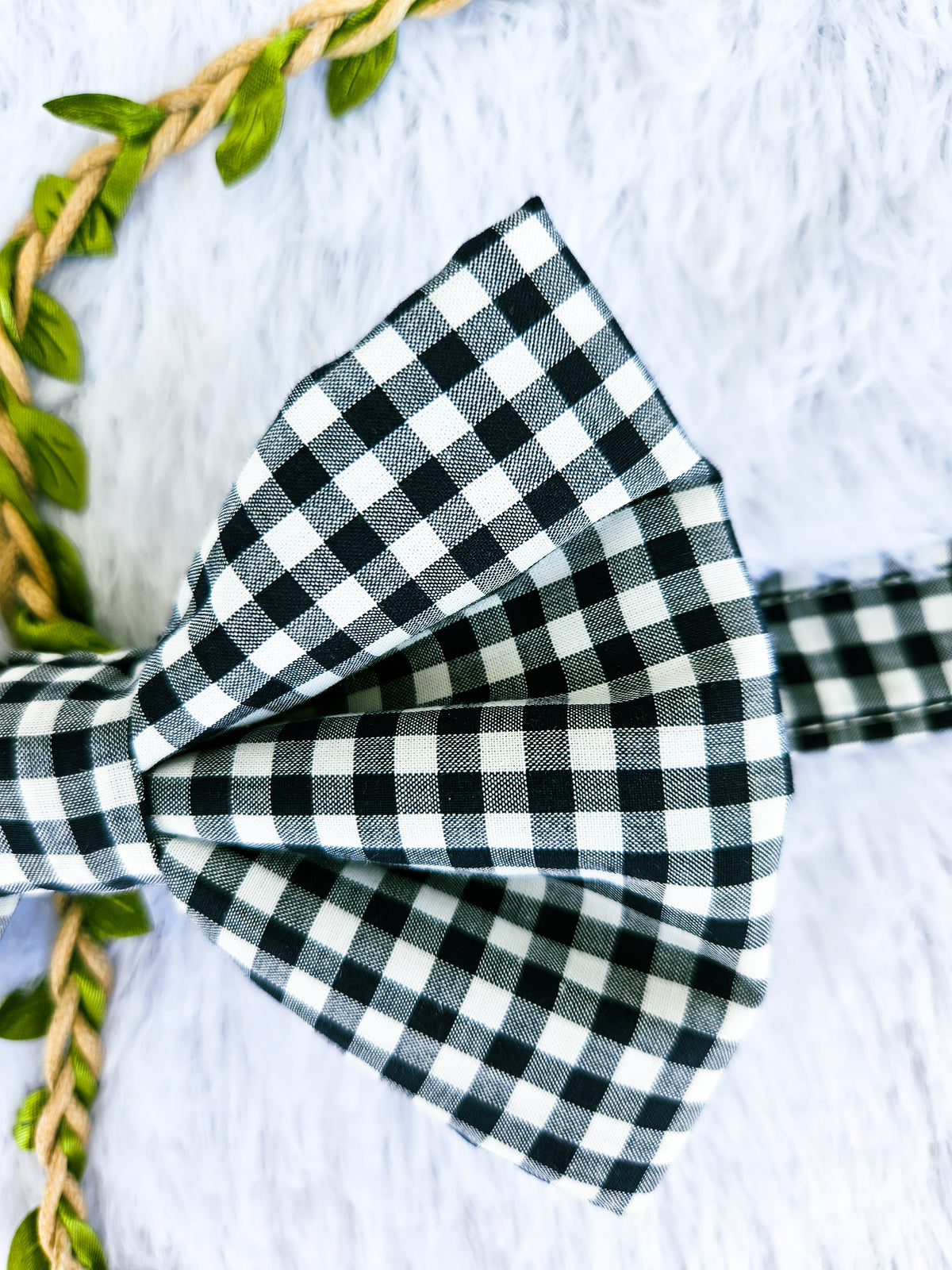 Classic Gingham check Bow Tie