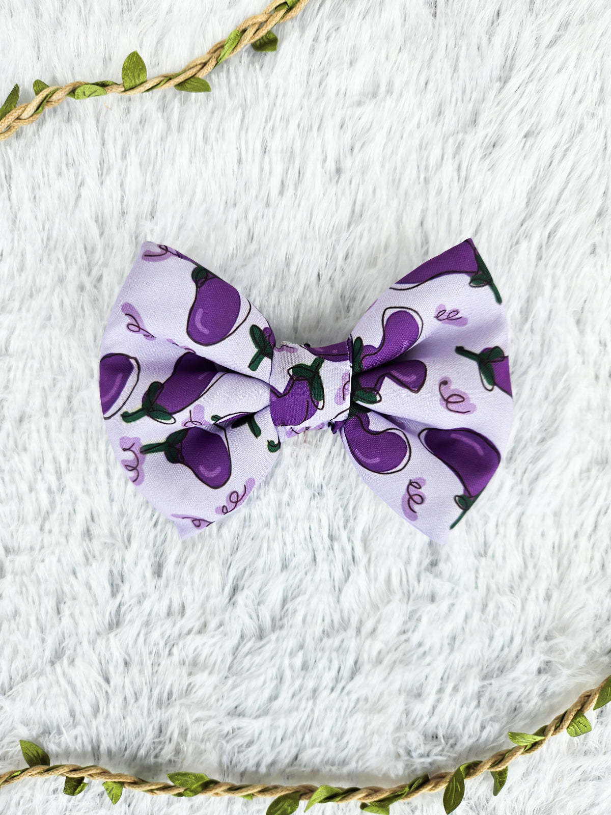Purple Whimsy Bow