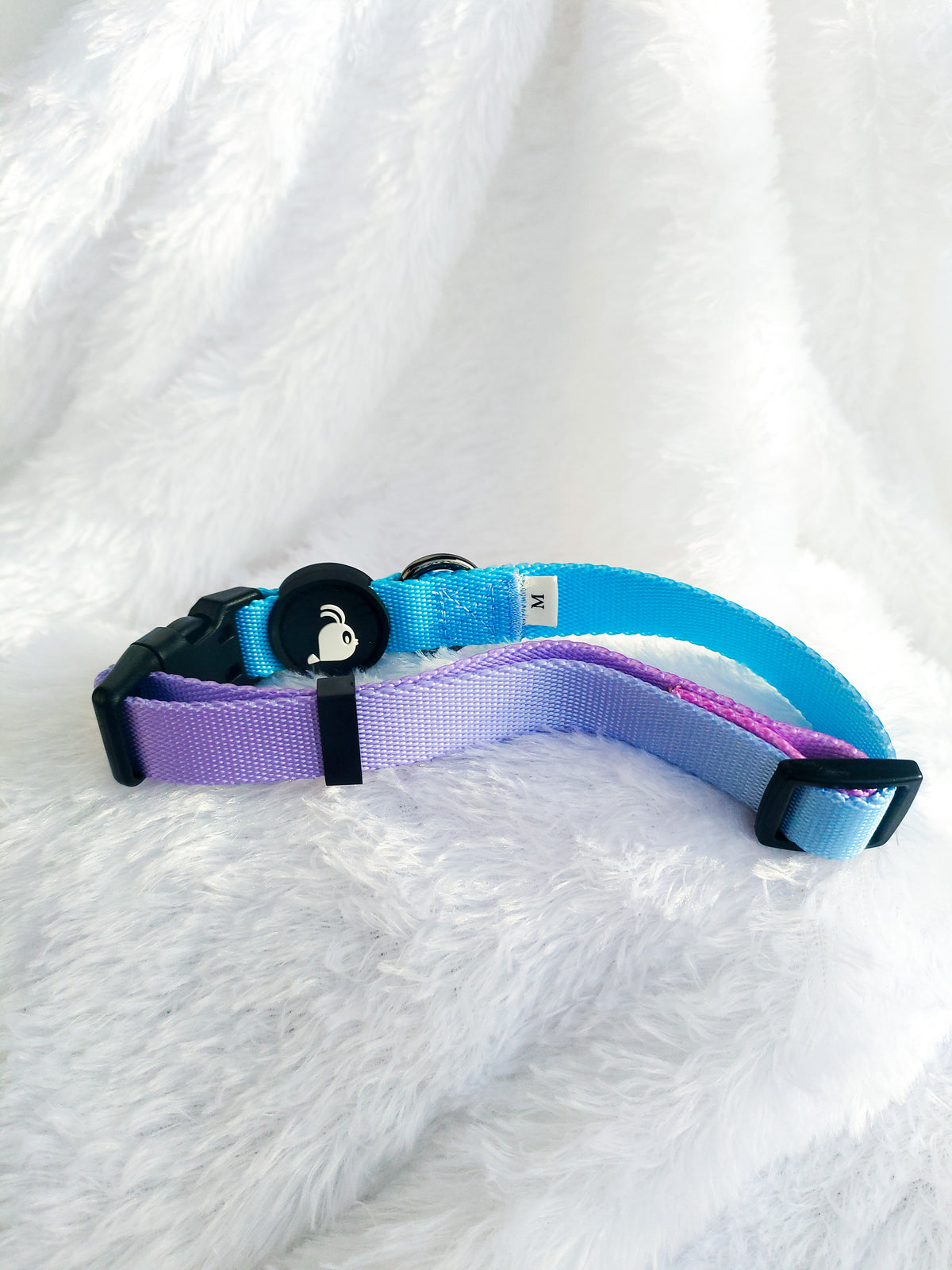 Tori Boink® Smart QR Collar – Blue-Pink Gradient