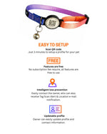 Tori Boink® Smart QR Cat Collar – Gradient