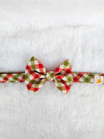 Gingerbread Check Bowtie
