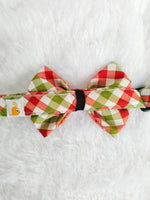 Gingerbread Check Bowtie