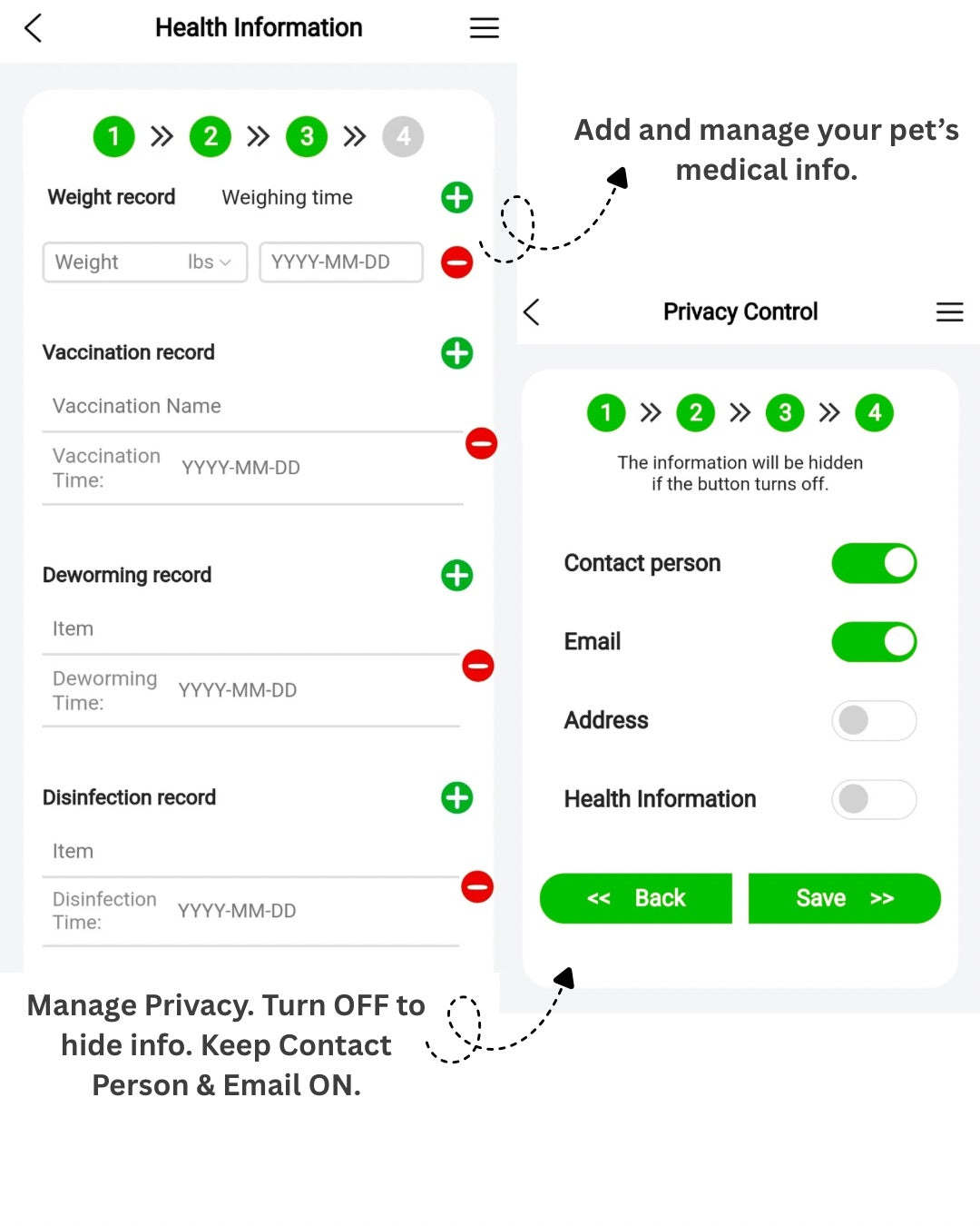 Tori Boink® Smart QR Cat Collar – Gradient