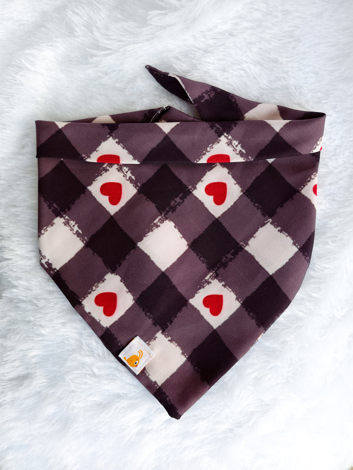 Rustic Love Checks Bandana