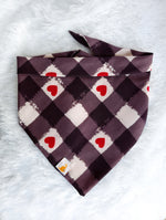 Rustic Love Checks Bandana