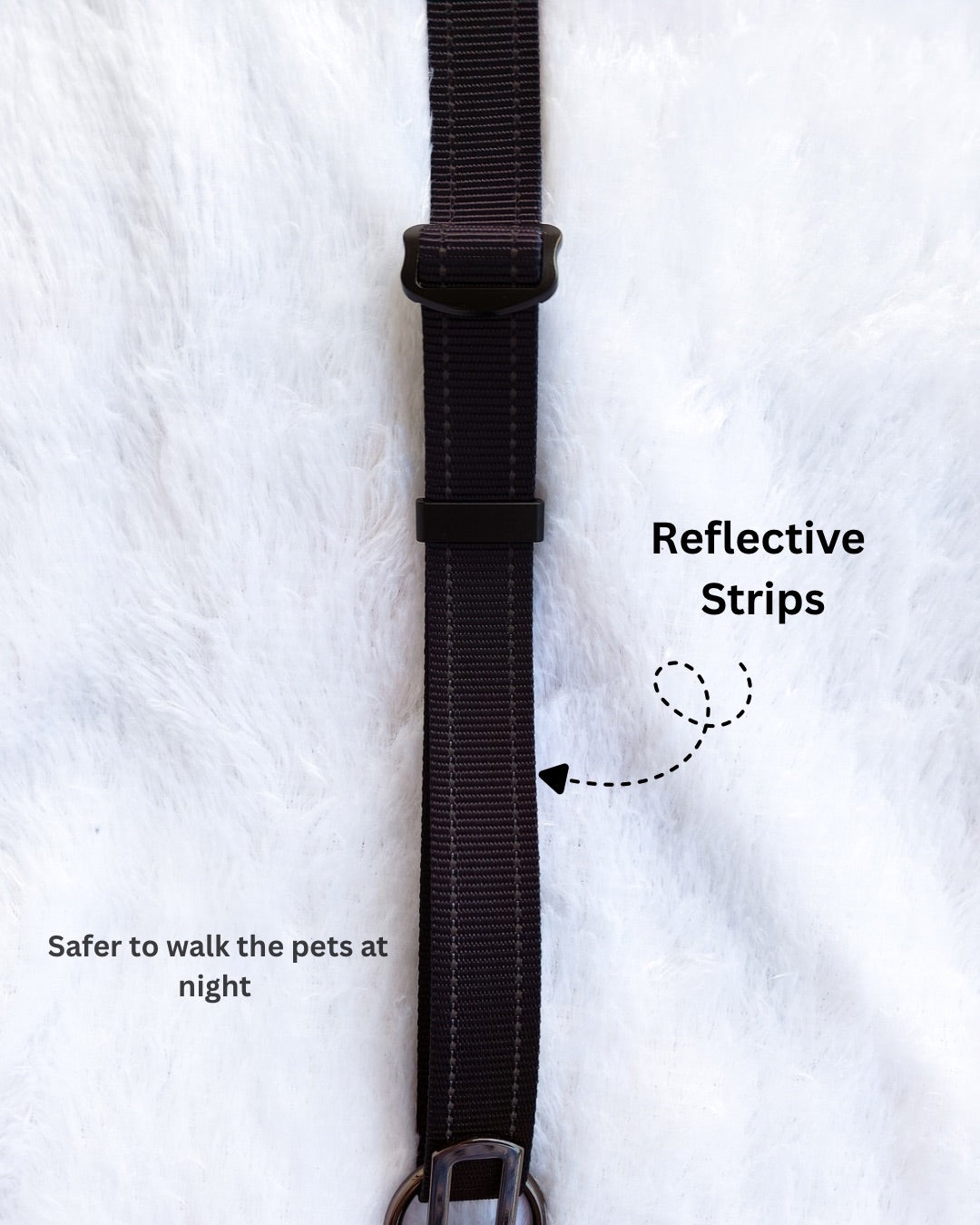 Tori Boink® 6 In 1 Multi-Purpose No-Pull Leash Black