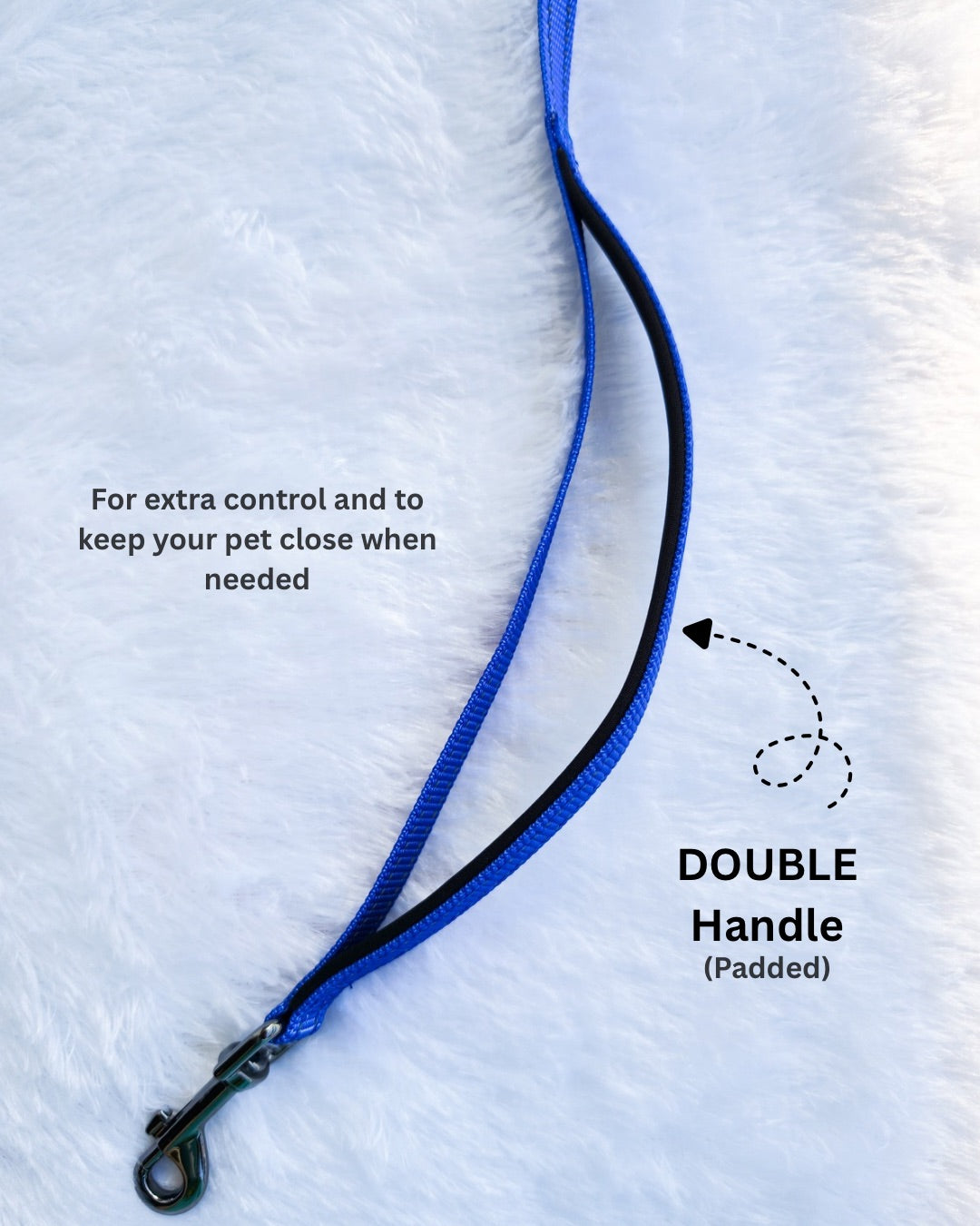 Tori Boink® 5 In 1 Multi-Purpose Hands Free Leash Blue