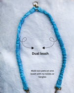 Tori Boink® Tangle Free No Pull Dual Dog Leash Attachment Blue