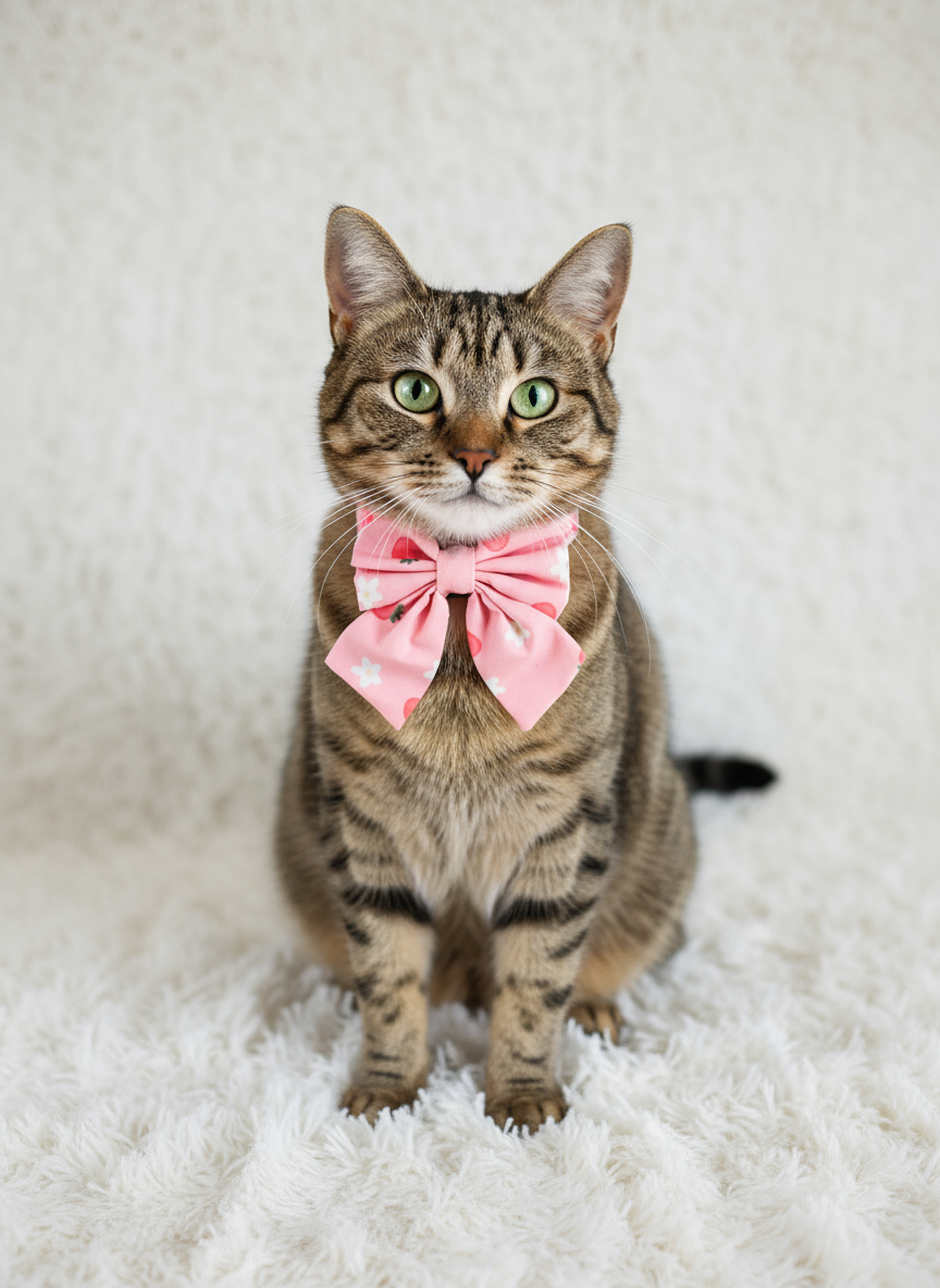 Pink sailor Bow Tie