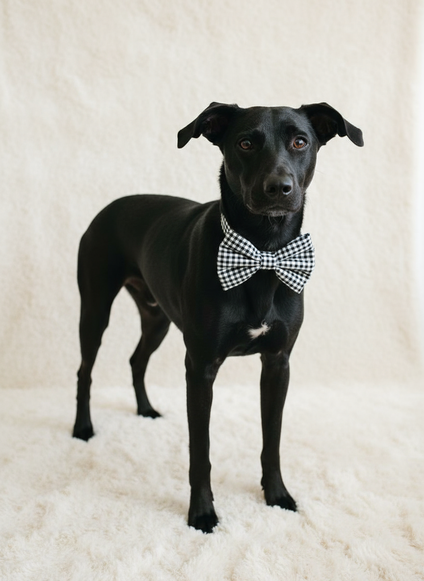 Classic Gingham check Bow Tie