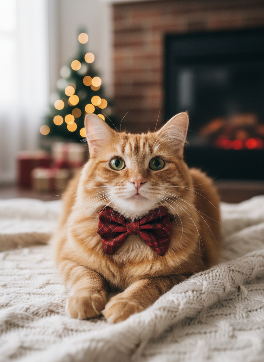 Holiday Plaid Classic Bowtie