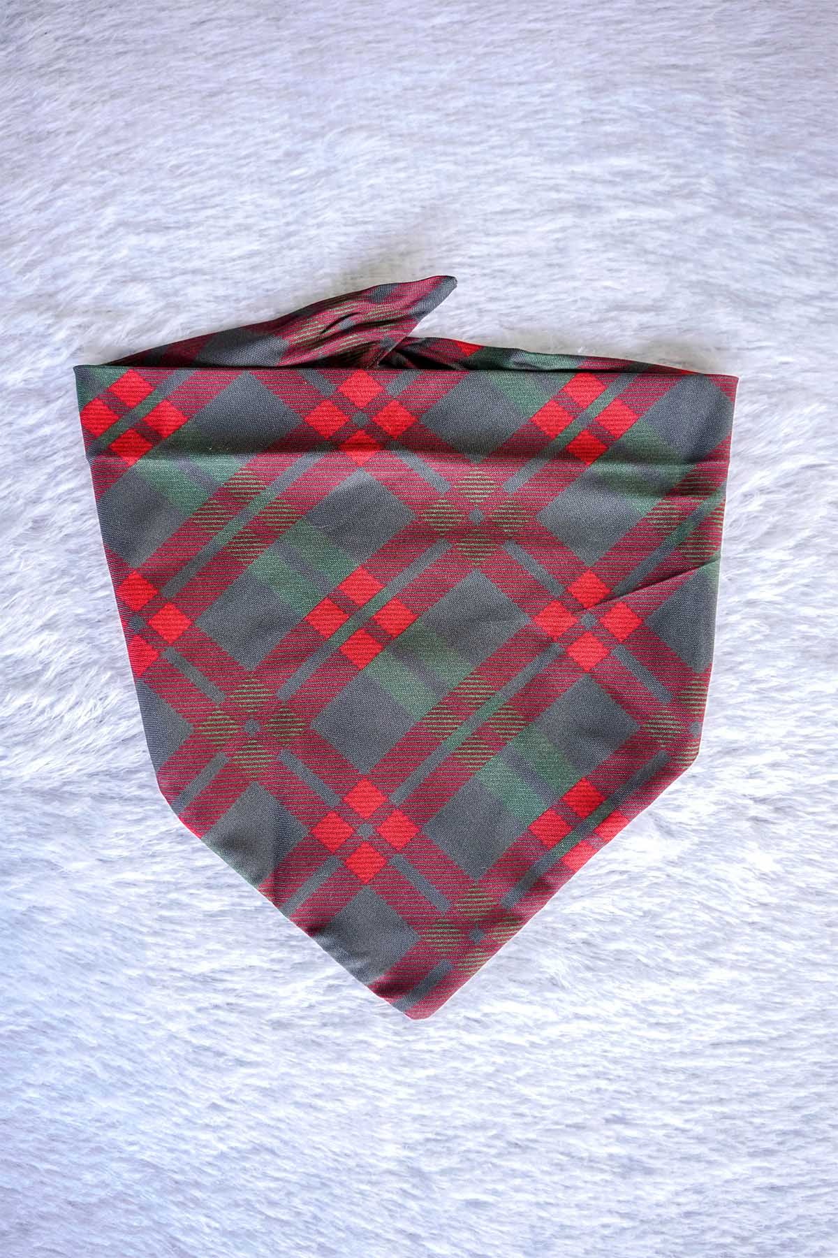 Green Check Bandana