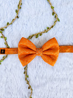Saffron Sunset Brocade Bowtie