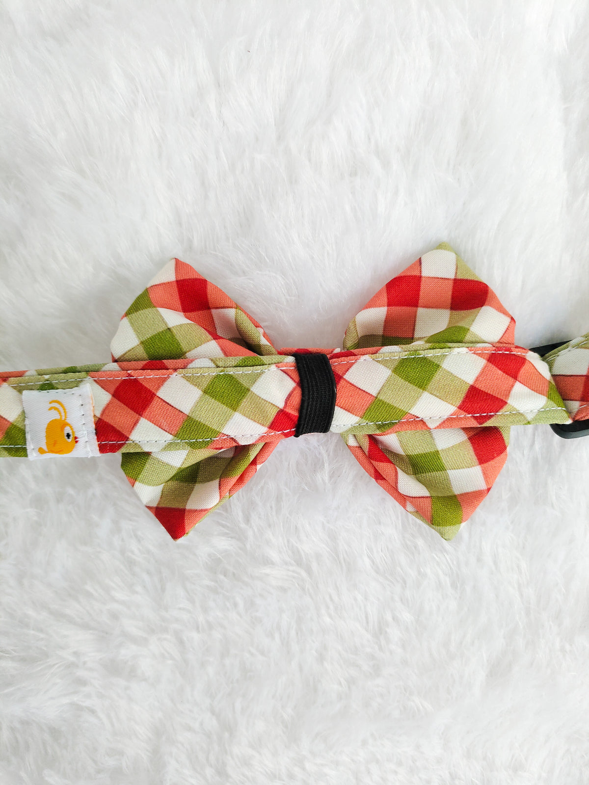 Gingerbread Check Bowtie