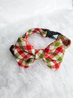 Gingerbread Check Bowtie