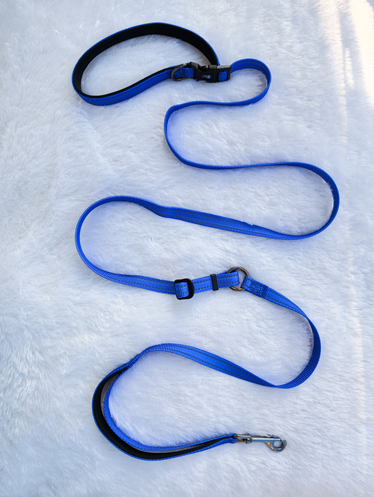 Tori Boink® 5 In 1 Multi-Purpose Hands Free Leash Blue