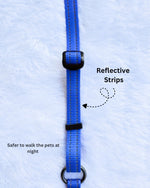Tori Boink® 5 In 1 Multi-Purpose Hands Free Leash Blue