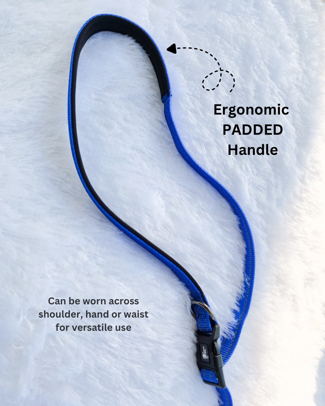 Tori Boink® 5 In 1 Multi-Purpose Hands Free Leash Blue