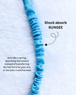 Tori Boink® Tangle Free No Pull Dual Dog Leash Attachment Blue