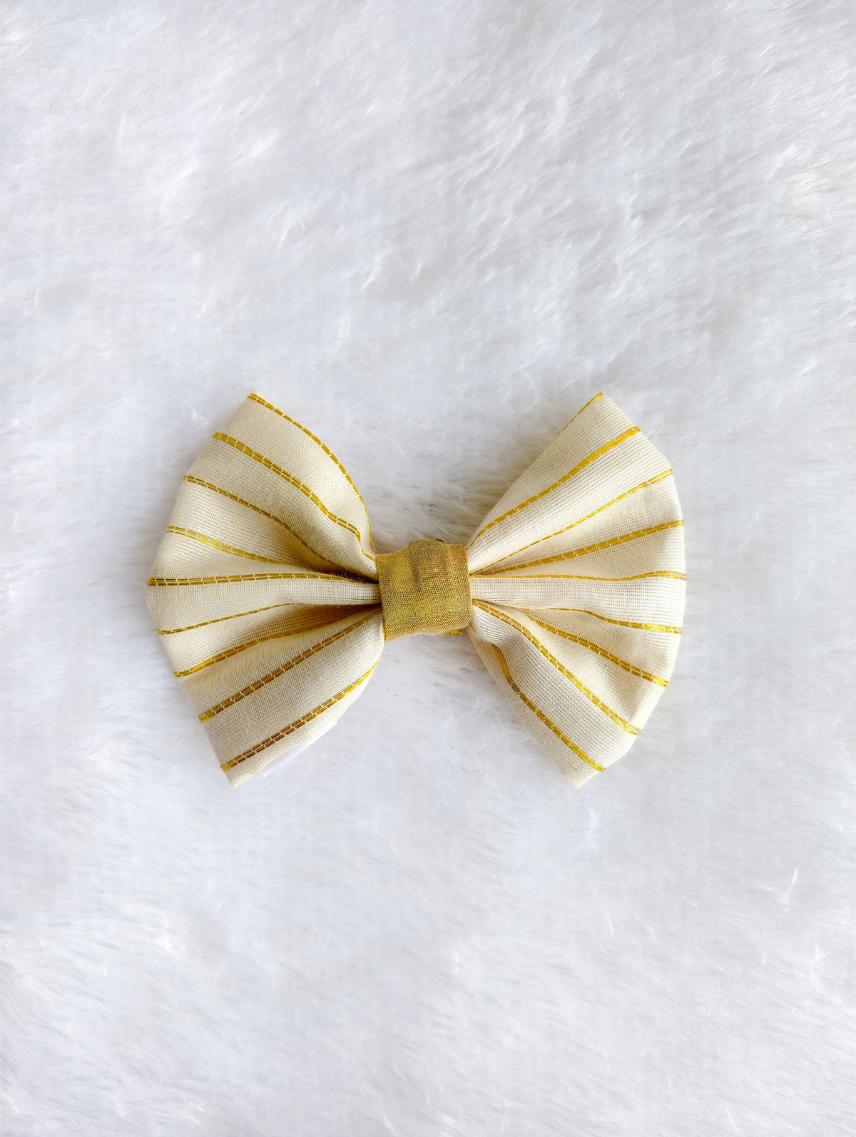 Kasavu Stripes Bow