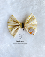 Kasavu Stripes Bow