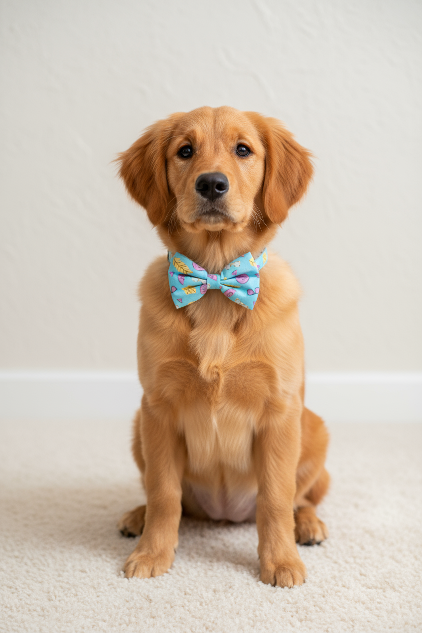 Cool Blue Bow Tie